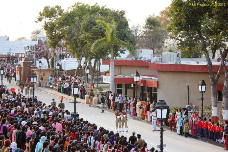 Border Gate seen at far end